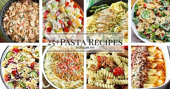 25+ Pasta Recipes | NoBiggie.net