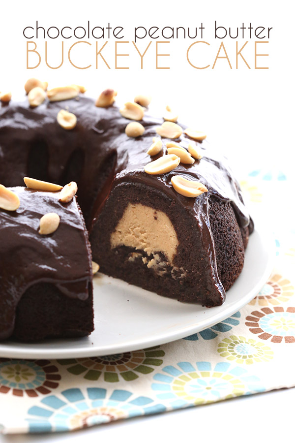 Chocolate Peanut Butter Buckeye Cake | 25+ MORE Peanut butter and Chocolate desserts