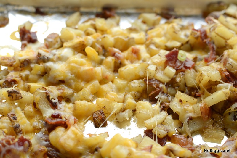 Crispy Oven Potatoes | Just like Outback Cheese Fries | NoBiggie.net 