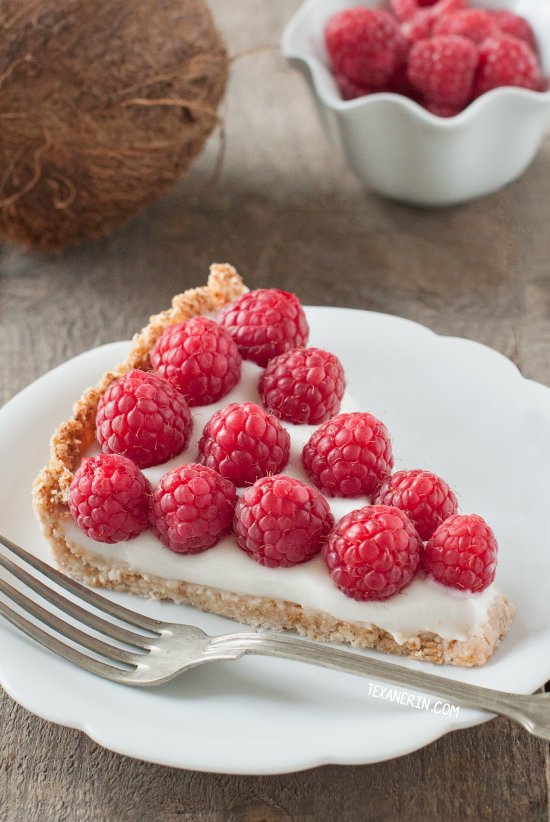 Raspberry Coconut Tart | 25+ Coconut Desserts