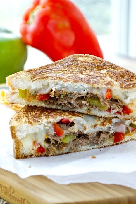Cheesesteak Grilled Cheese | 25+ Grilled Cheese Recipes