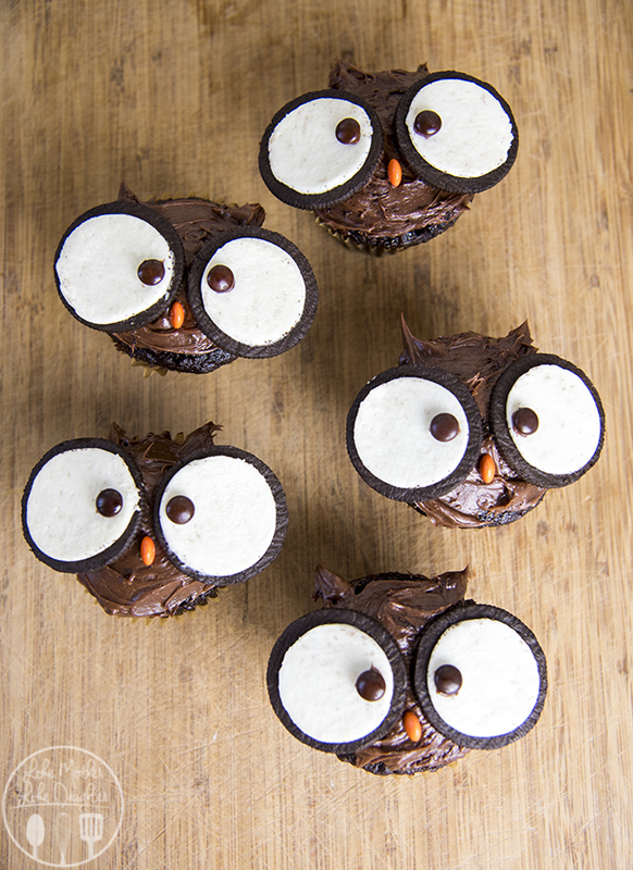 Owl Cupcakes |25+ Cupcake Recipes