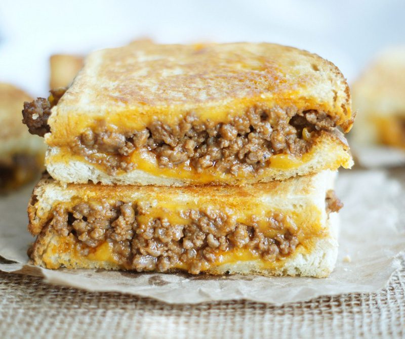 Sloppy Grilled Cheese | 25+ Grilled Cheese Recipes