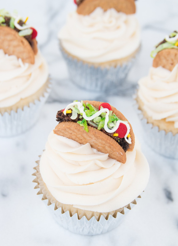 Taco Cupcakes |25+ Cupcake Recipes