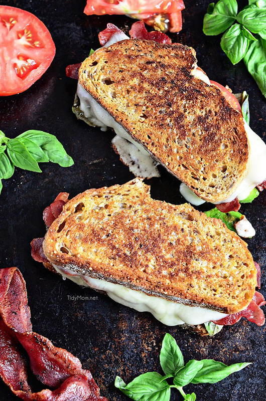 Turkey Bacon & Avocado Grilled Cheese | 25+ Grilled Cheese Recipes