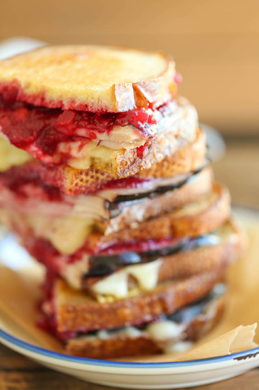 Turkey Cranberry Grilled Cheese | 25+ Grilled Cheese Recipes