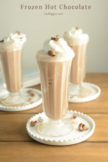 frozen hot chocolate | NoBiggie.net