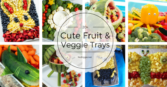 20+ Cute Fruit & Veggie Trays - NoBiggie