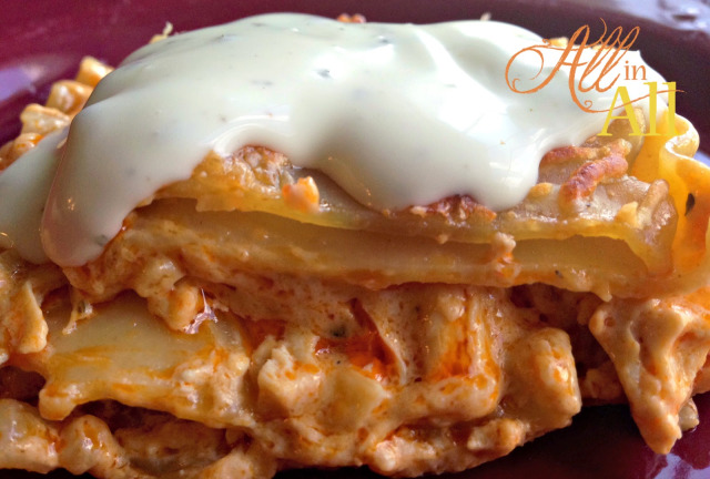 Buffalo Chicken Lasagna | 25+ Buffalo Chicken Recipes