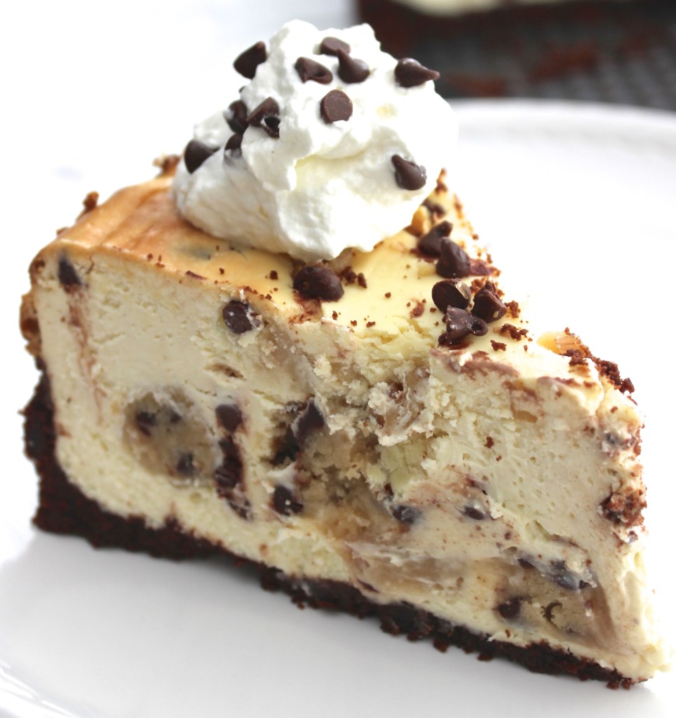 Chocolate Chip Cookie Dough Cheesecake | 25+ cookie dough recipes