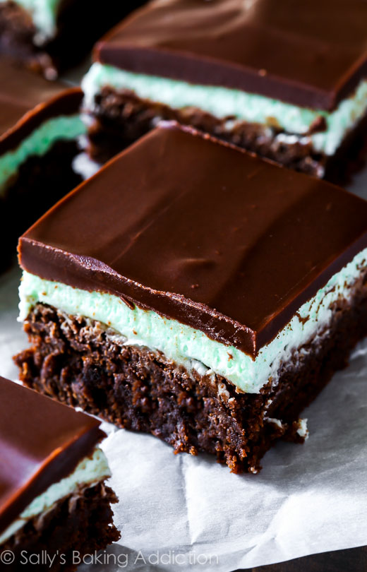 Classic Mint Chocolate Brownies | 25+ Brownie recipes