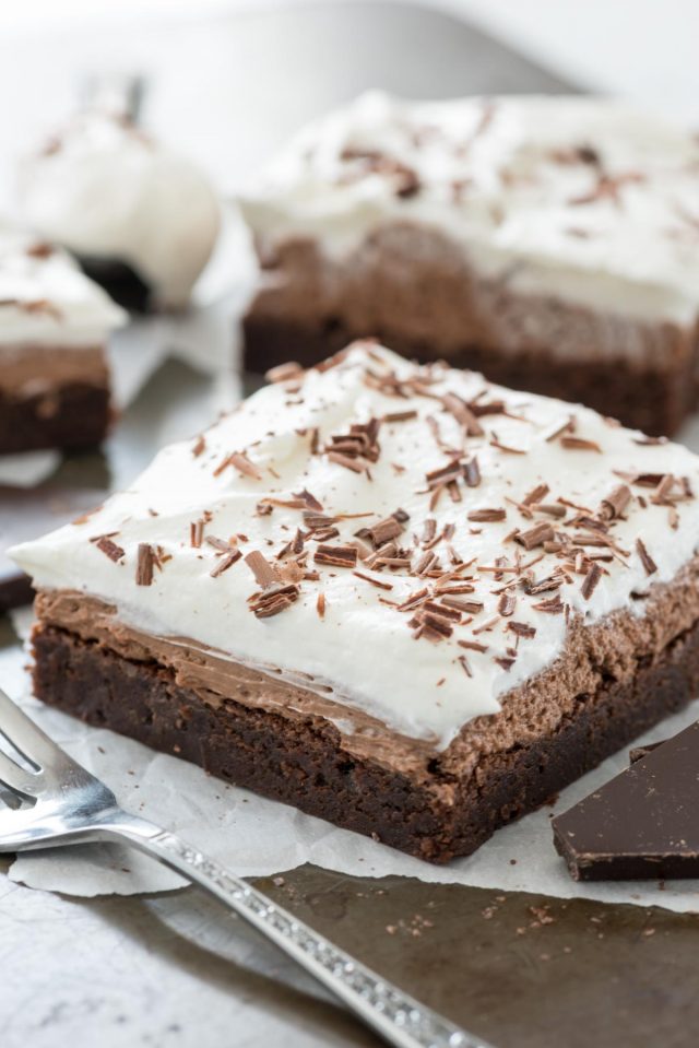 French Silk Brownies | 25+ Brownie recipes