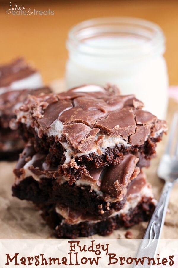 Fudgy Marshmallow Brownies | 25+ Brownie recipes