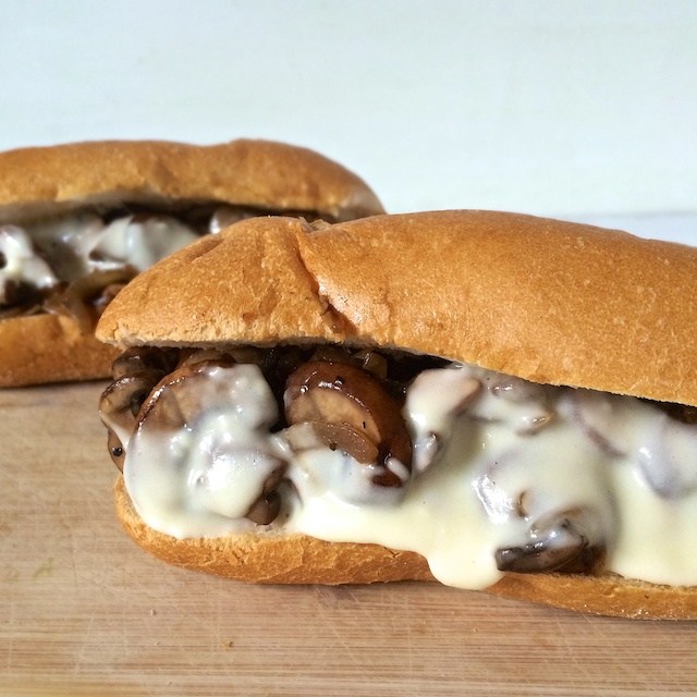Grilled Mushroom Cheesesteaks | 25+ mushroom recipes