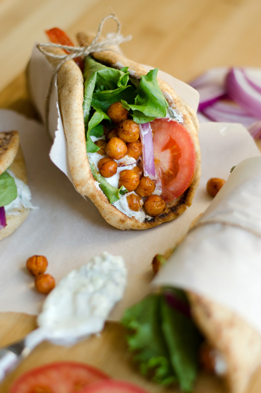 Roasted Chickpea Gyros | 25+ Chickpea Recipes