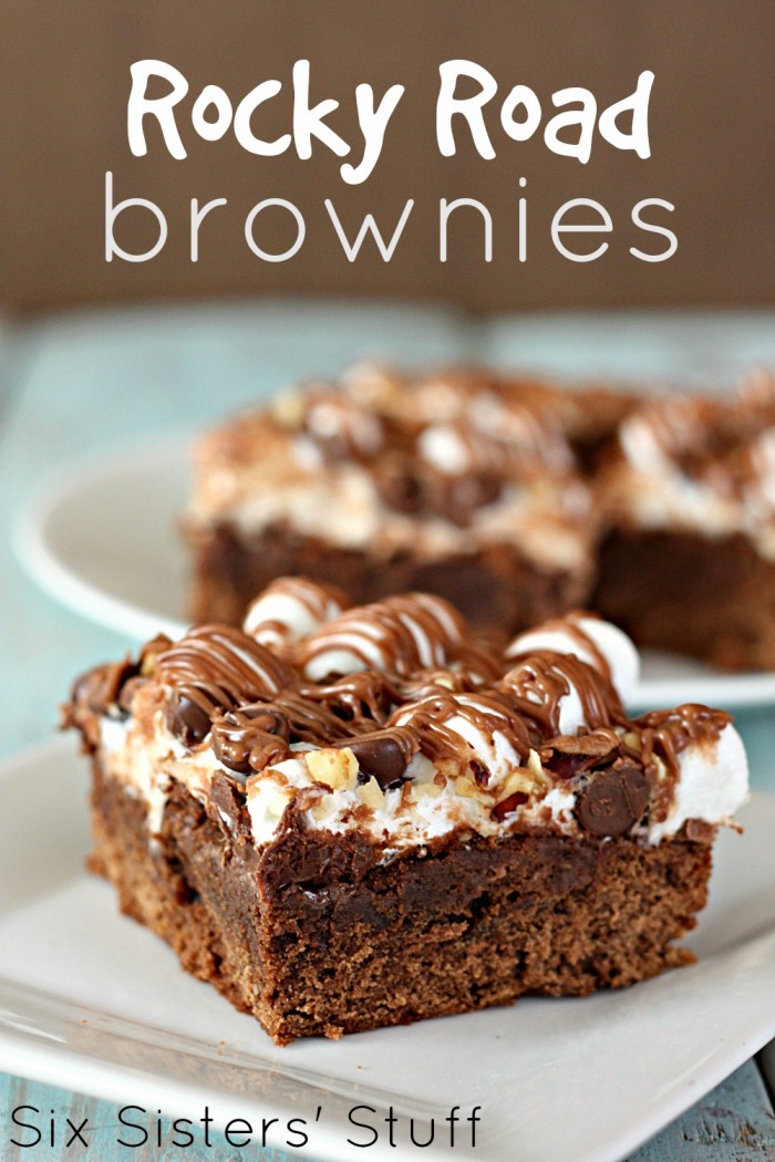 Rocky Road Brownies | 25+ Brownie recipes