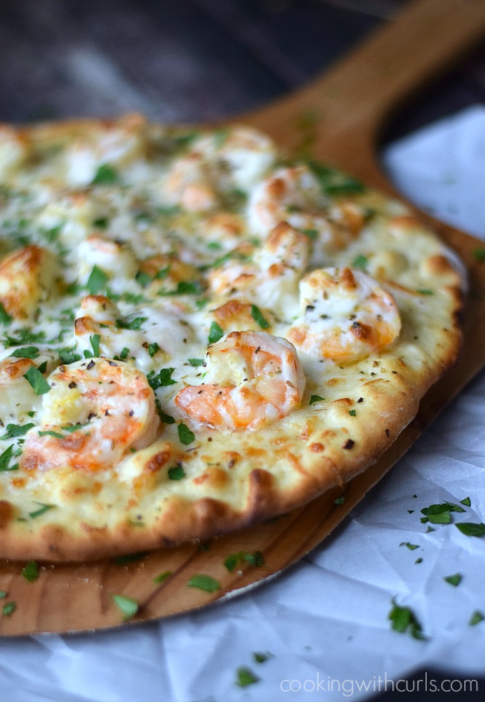 Shrimp Scampi Pizza | 25+ Shrimp recipes