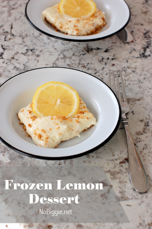 Frozen Lemon Dessert | 25+ Graham Cracker recipes