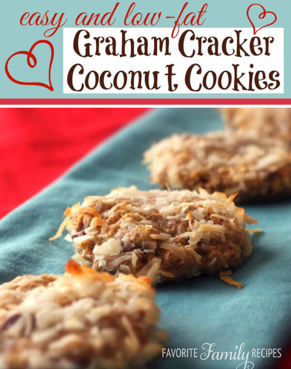 Graham Cracker Coconut Cookies | 25+ Graham Cracker recipes