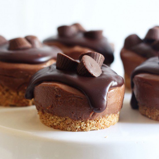 No Bake Mini Peanut Butter Cheesecakes | 25+ Graham Cracker recipes