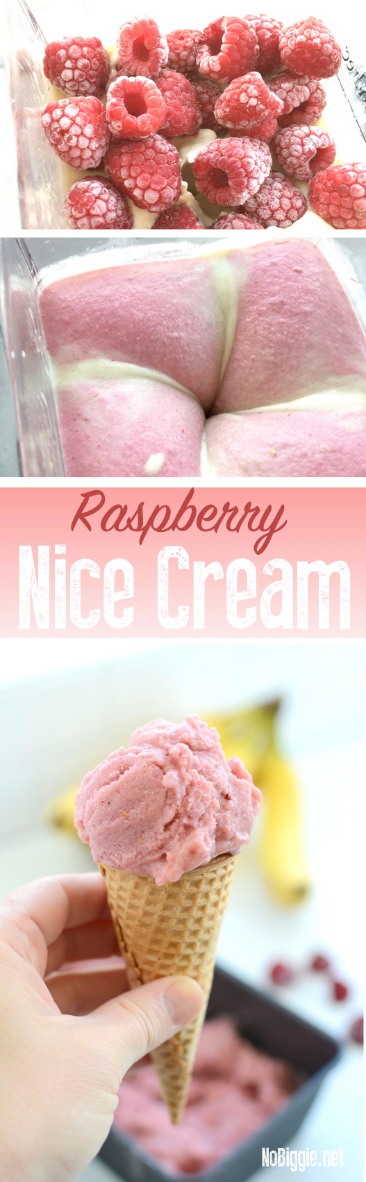 Raspberry Nice Cream