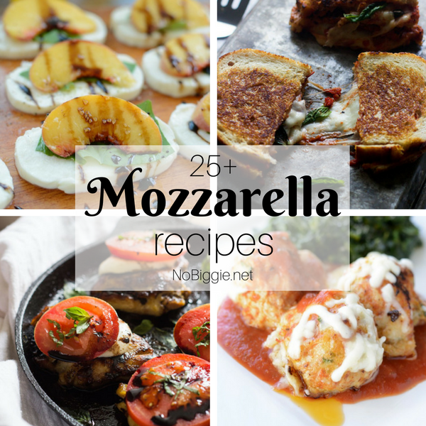 25+ Mozzarella Recipes | NoBiggie.net