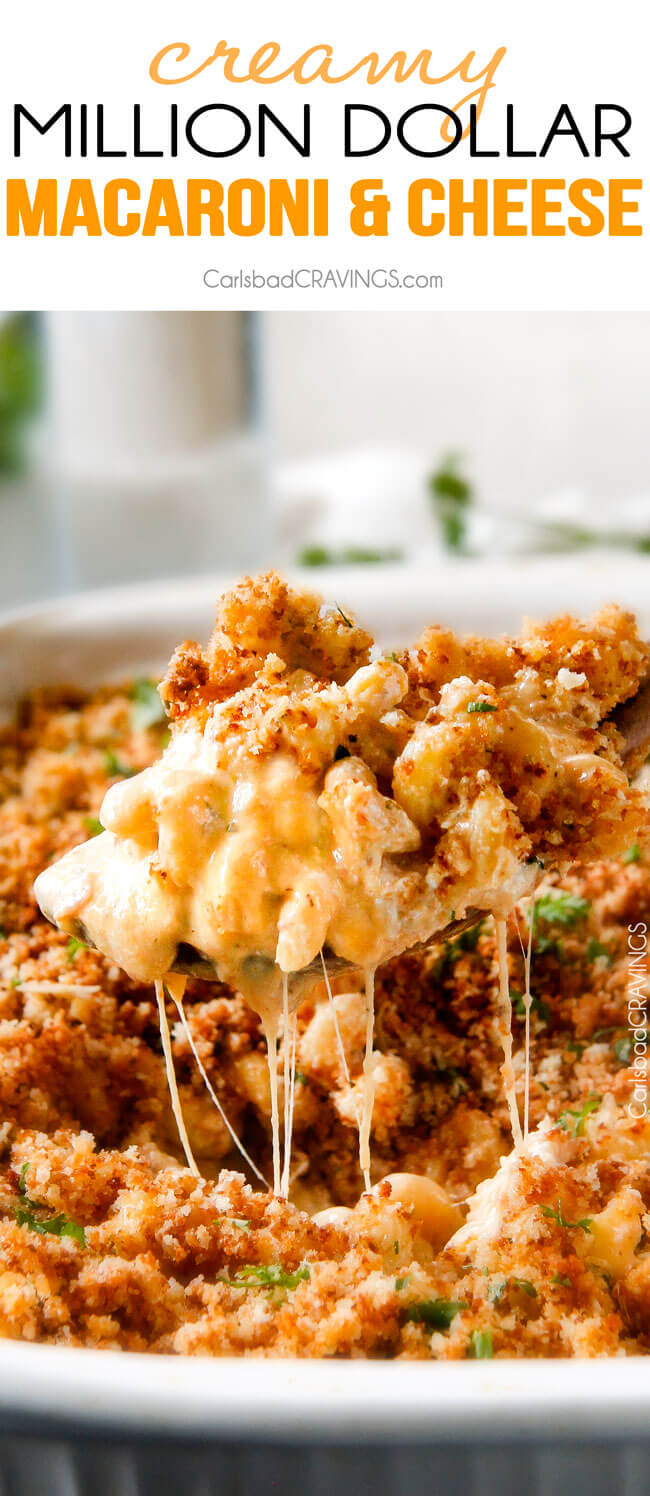 Million Dollar Macaroni and Cheese | 25+ Mac and Cheese Recipes