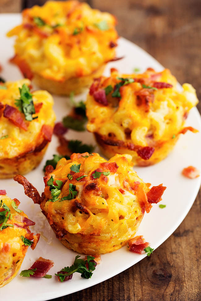 Ranch Bacon Mac and Cheese Cups | 25+ Mac and Cheese Recipes