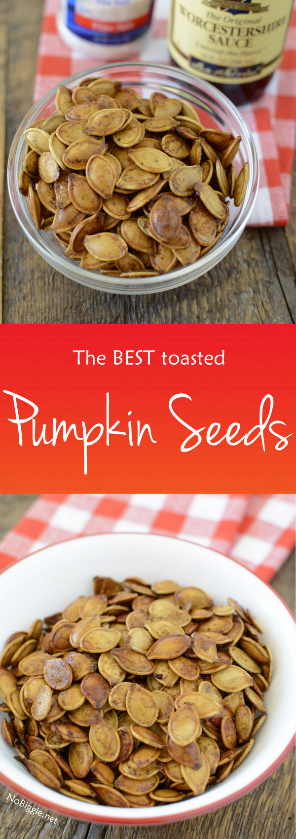 The BEST Toasted Pumpkin Seeds | NoBiggie.net