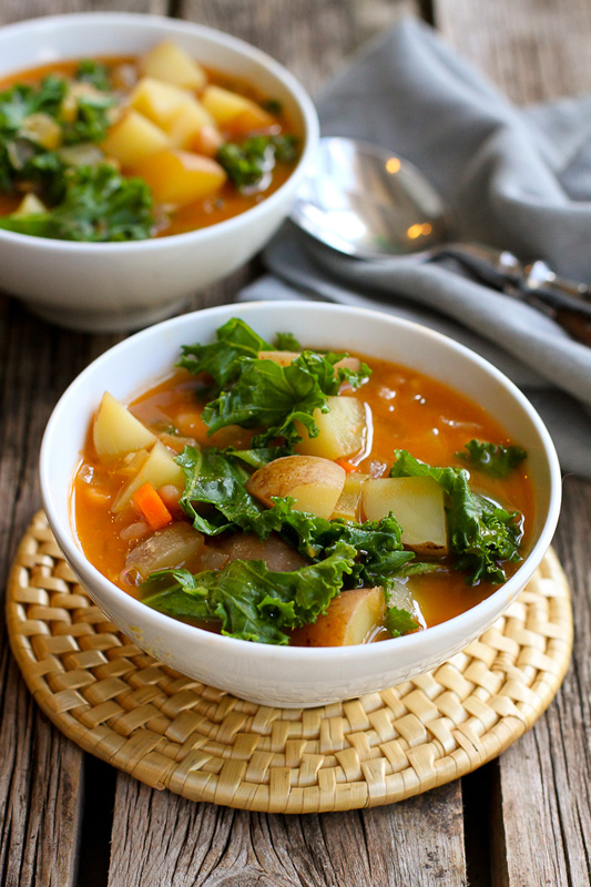 Vegan Potato Soup | 25+ Meatless Meals