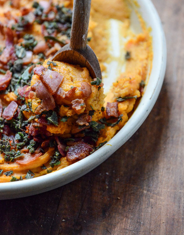 Whipped Bourbon Bacon Sweet Potatoes | 25+ Browned Butter Recipes