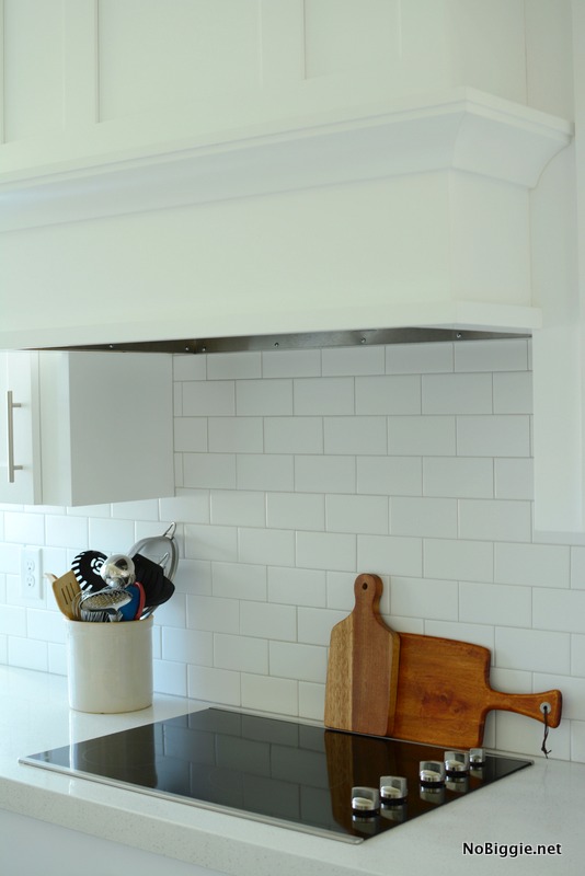 matte subway tile White Kitchen | NoBiggie.net