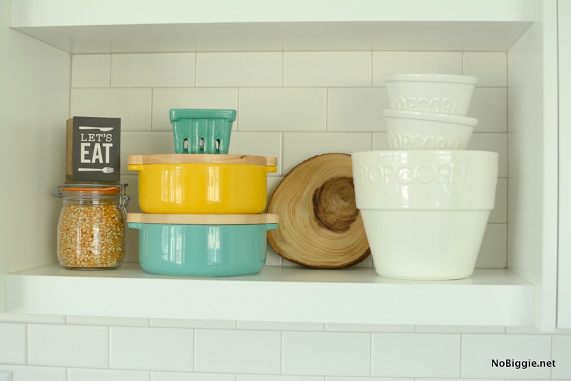 Open Shelving White Kitchen | NoBiggie.net