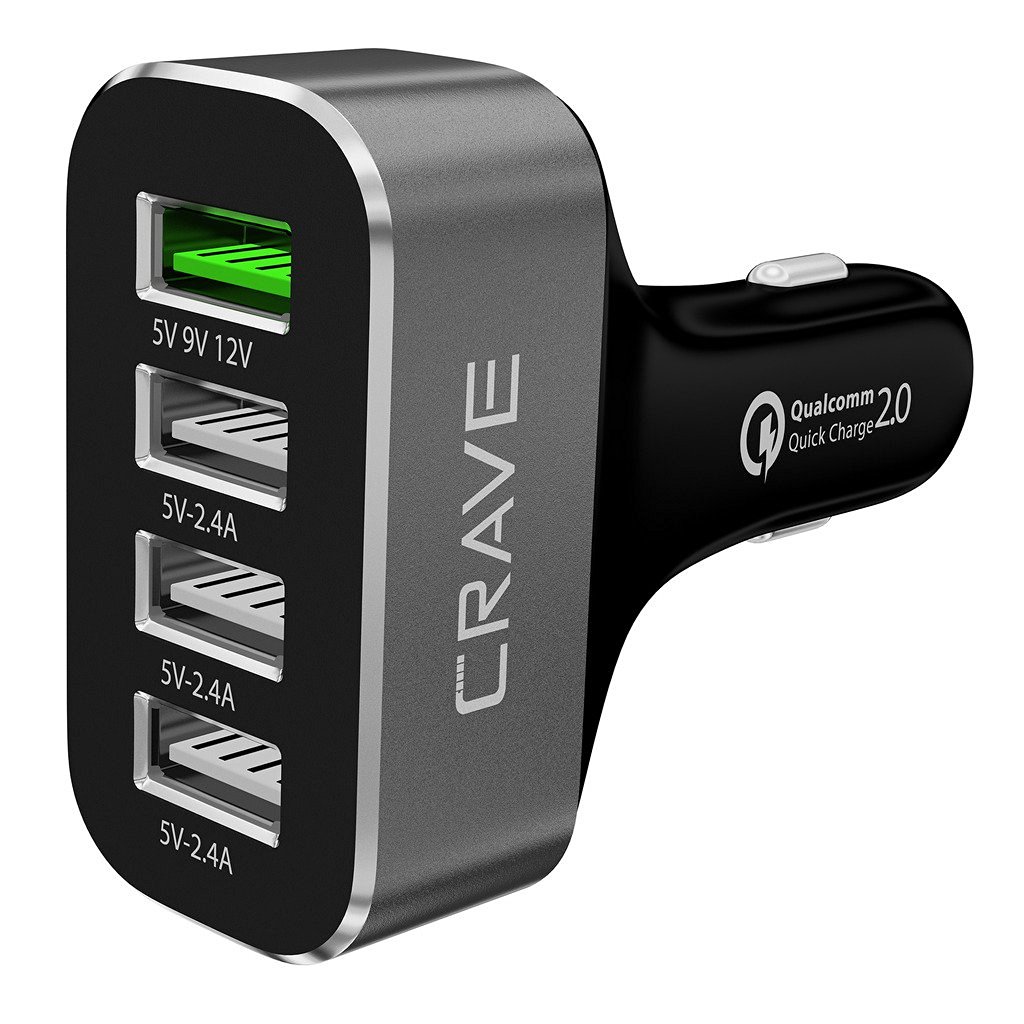 Crave CarHub 54W 4 Port USB Car Charger | 25+ Gifts for Him