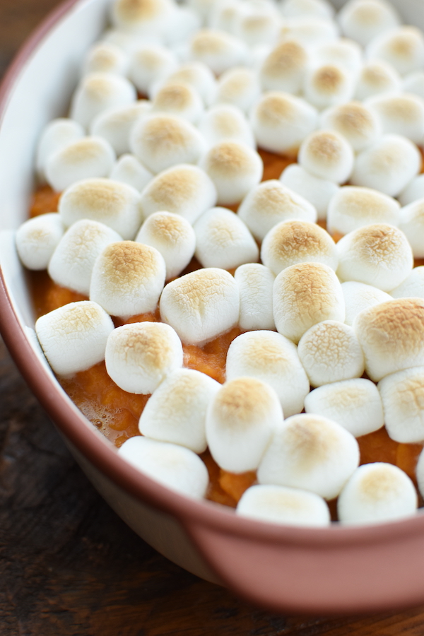 yams with mini marshmallows