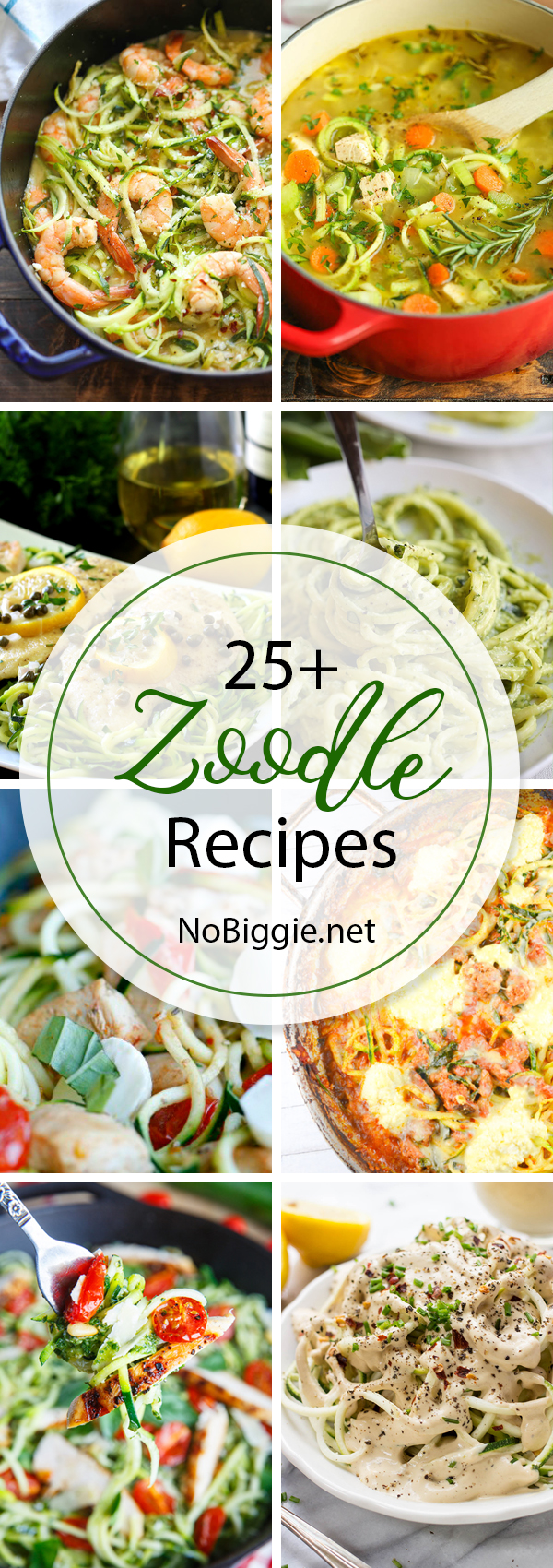 25+ zoodle recipes (zucchini noodles)