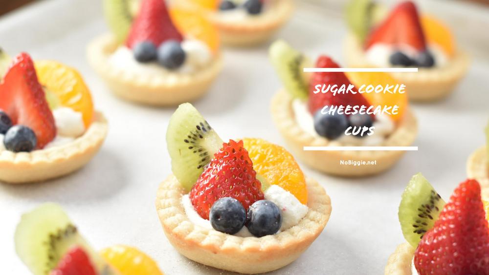 Sugar Cookie Fruit Tarts | NoBiggie.net