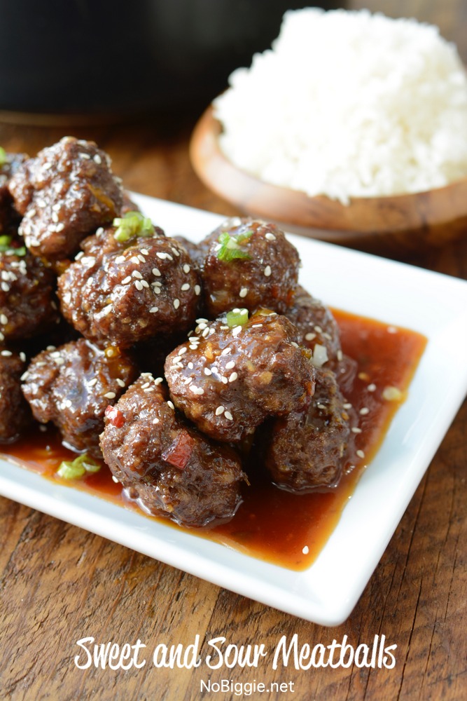 sweet and sour meatballs | watch the video on NoBiggie.net