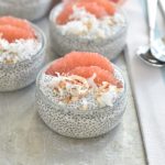 chia pudding with grapefruit