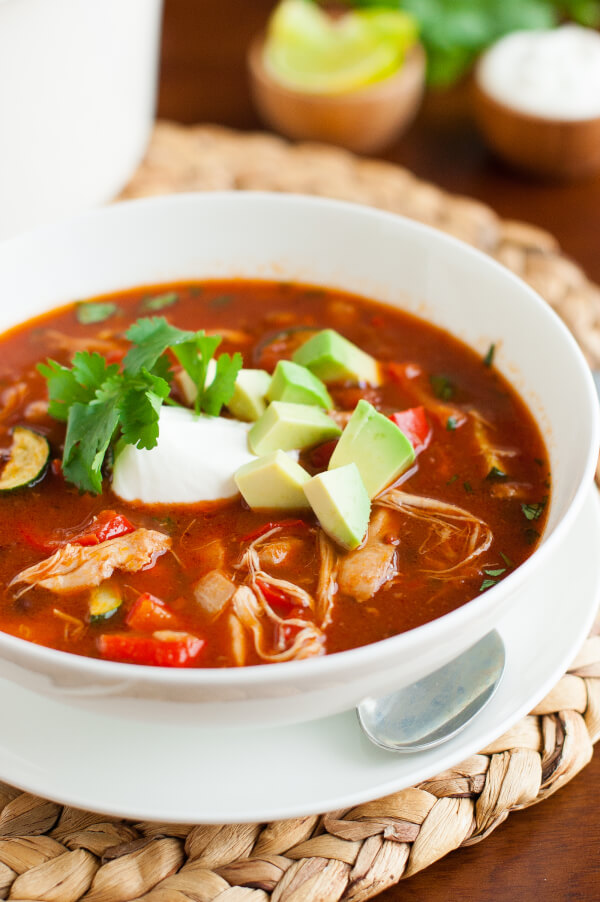 Easy 30 Minute Clean Eating Chicken Tortilla Soup | 25+ Savory Instant Pot Recipes