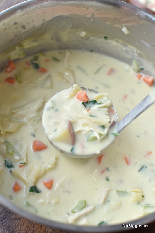 One Pot Creamy Chicken Noodle Soup | 25+ delicious soup recipes