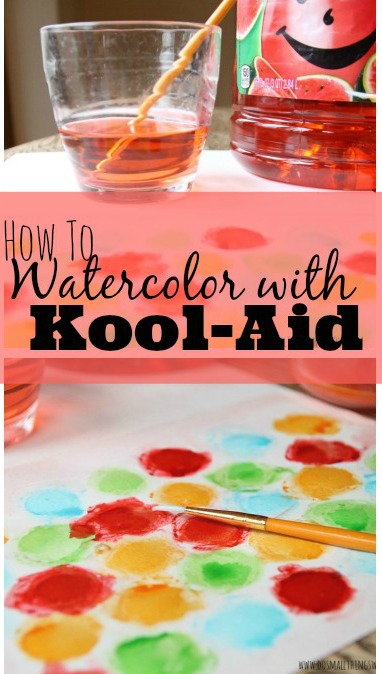 Watercolor With Kool Aid | 25+ cool ways to use Kool Aid