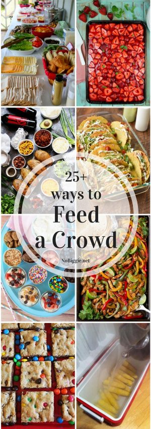 25+ Ways to Feed a Crowd | NoBiggie