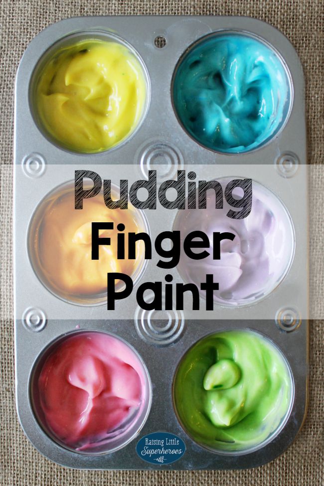 Pudding Finger Paint | 25+ MORE Summer Crafts for Kids