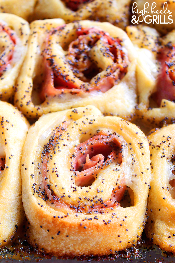 Baked Ham and Cheese Rollups | 25+ Rollups and Pinwheels