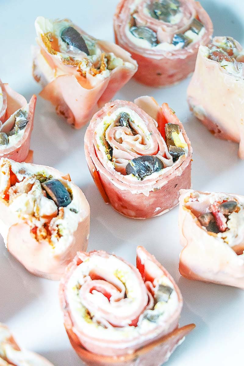 Low Carb Pinwheels with Bacon and Cream Cheese | 25+ Rollups and Pinwheels