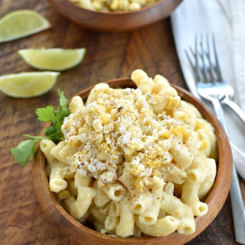 Mexican Street Corn Mac and Cheese NoBiggie