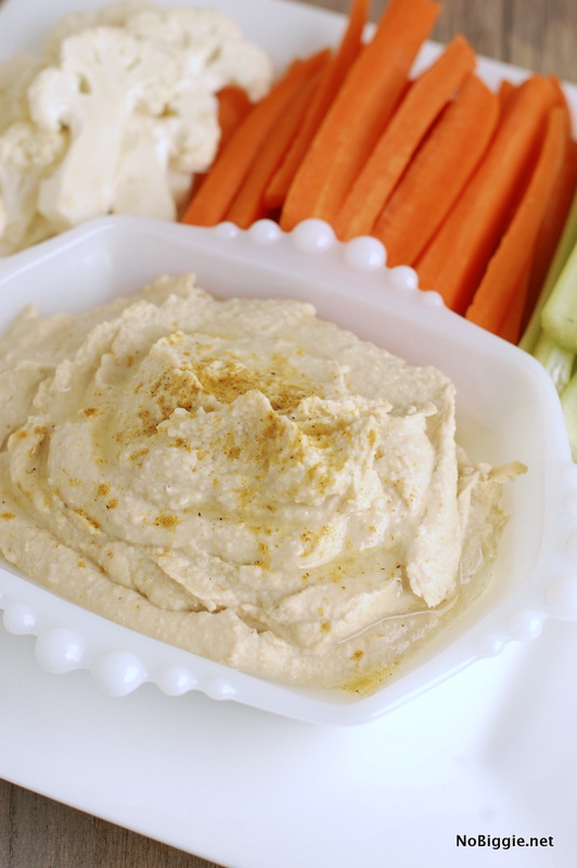 Creamy Homemade Hummus | 25+ Easy No Cook Appetizers