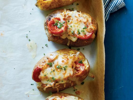 Pepperoni-Pizza Baked Potatoes | 25+ Pizza Everything Recipes
