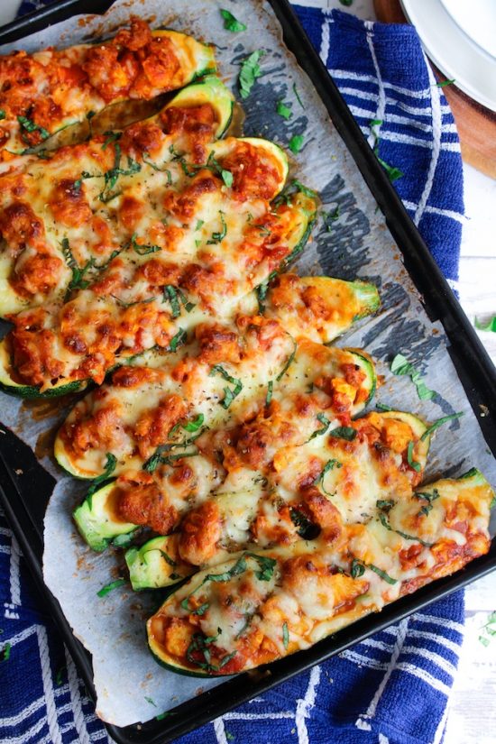 Zucchini Pizza Boats | 25+ Pizza Everything Recipes